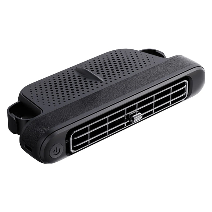Portable Car Seat Fan for Front Rear Seat Passenge USB Powered Car Headrest Cooling Air Fan 3 Speeds Strap Car Interior Fan