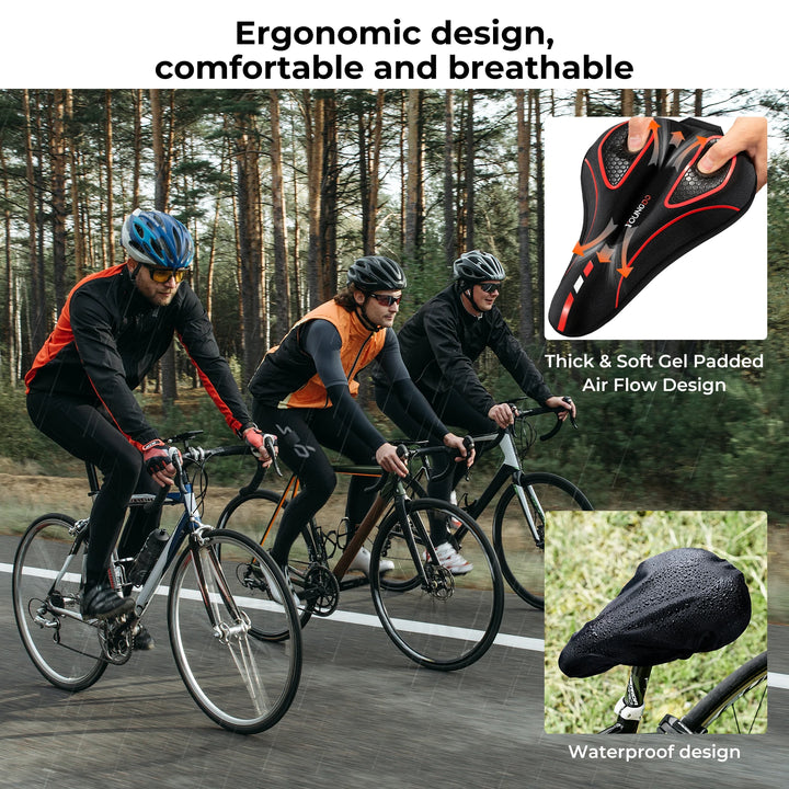 YOUNGDO Bike Seat Comfortable & Breathable Bicycle Saddle Cushion for MTB Mountain Road Bicycle Accessories Cycling Padded Cover