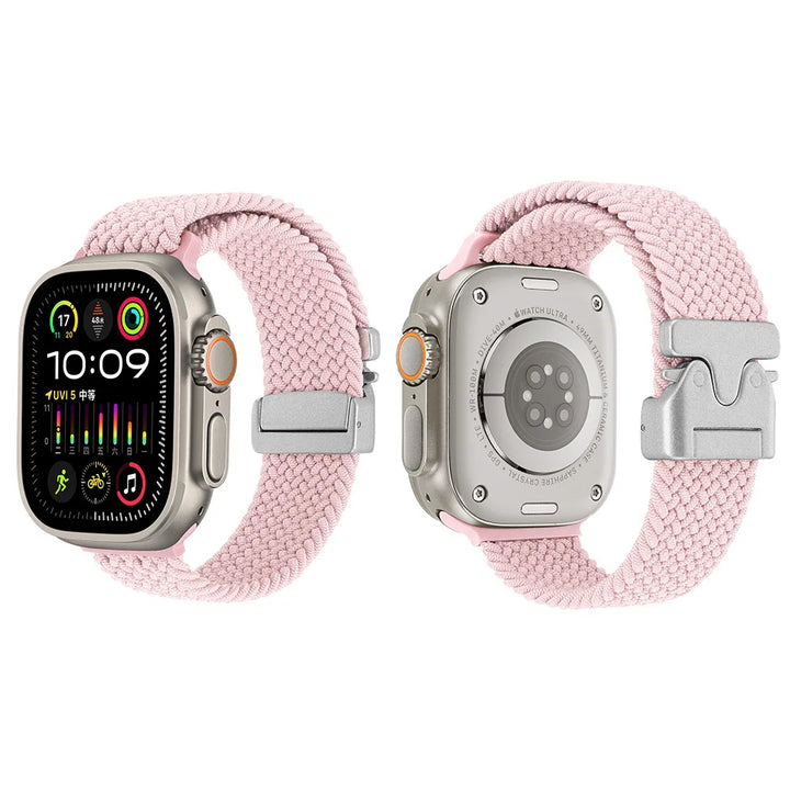 Nylon Canvas Watch Strap for Apple iWatch Series 10 42mm 46mm Ultra 1/2 49mm  S9 8 7 41mm 45mm  S4-6 40mm 44mm Parachute Buckle