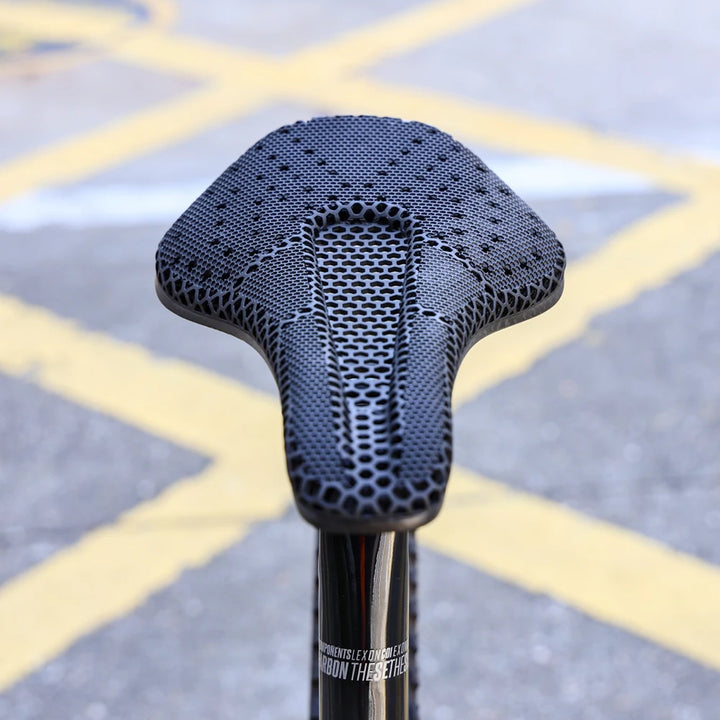 2024 RYET 3D Printed Saddle Ultralight Hollow Comfortable Full Carbon MTB Road Racing Bike Cycling Seat Bicycle Cushion Parts