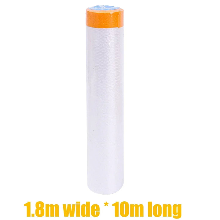 10M Self-adhesive Dustproof Film Furniture Dust Protection Masking Film Home Waterproof Plastic Film Wall Painting Protect Cover