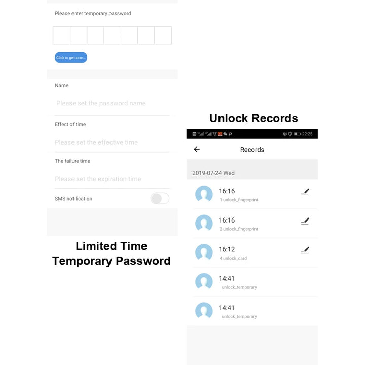 2023 NEW RAYKUBE K8 Tuya Wifi Smart Door Lock TT Lock Fingerprint Lock Digital Electric Lock With Longer Larger Handle Panels