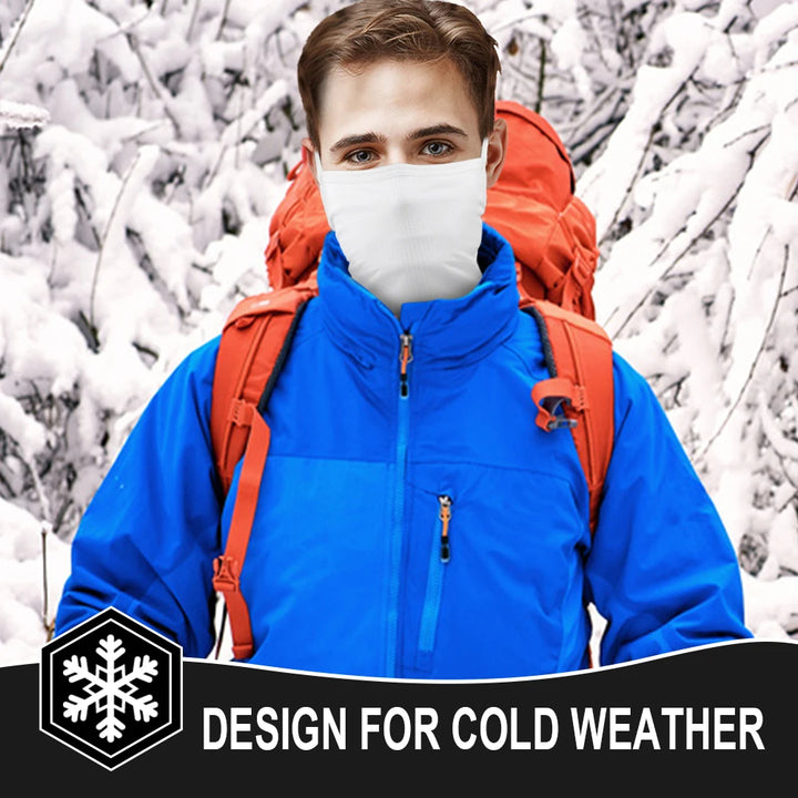 Winter Bandana Face Scarf Mask Warmer Neck Gaiter Sport Hanging Ear Snowboard Ski Neckerchief Windproof Thermal Half Face Cover