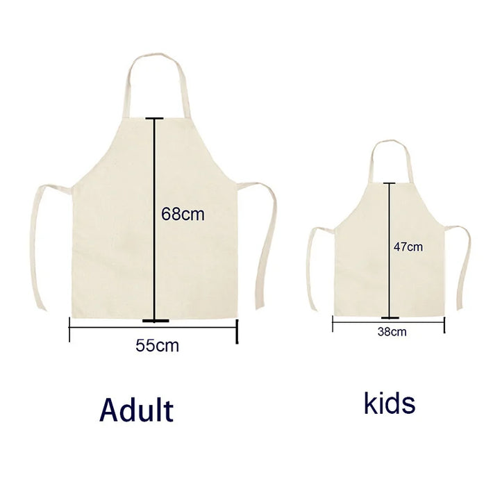 Geometry Kitchen Apron Women Pinafore Household Cleaning Supplies Bibs Home Cooking Baking Accessories Apron