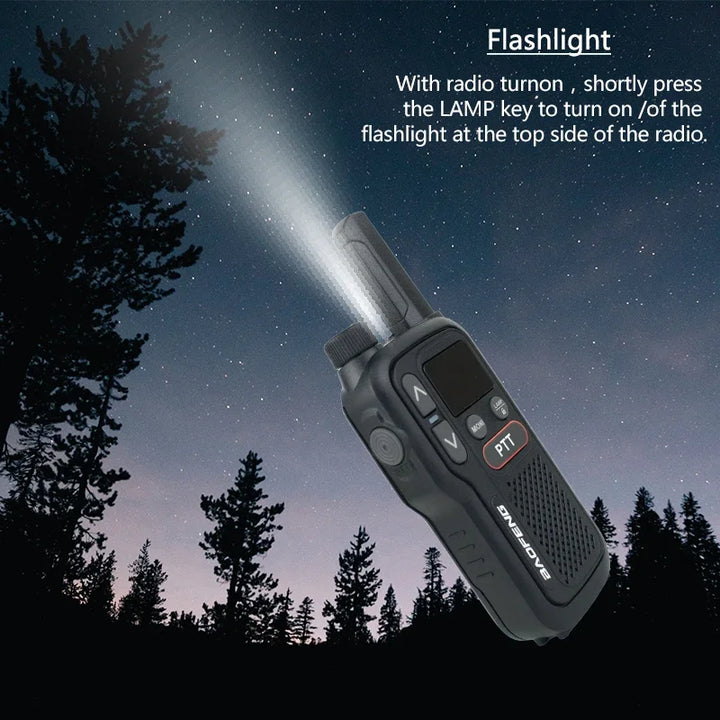 2/4PCS Baofeng BF T18 Mini Walkie Talkie UHF 400-470MHz USB Protable Two Way Radio 2 PTT BF-T18 Long Range Ham Radio For Hunting