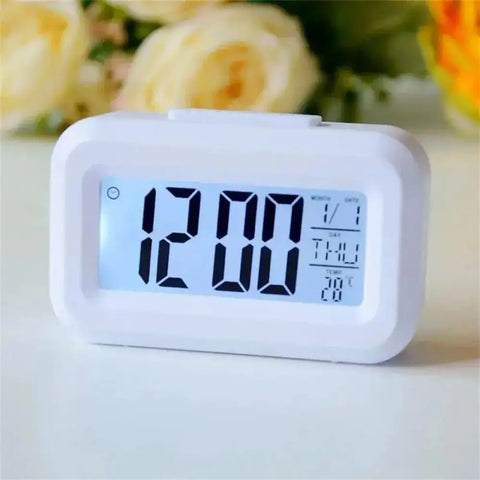 Portable Mini Digital Alarm Clock Snooze Mute Desktop Clock Calendar Backlight Electronic Alarm Clock For Student