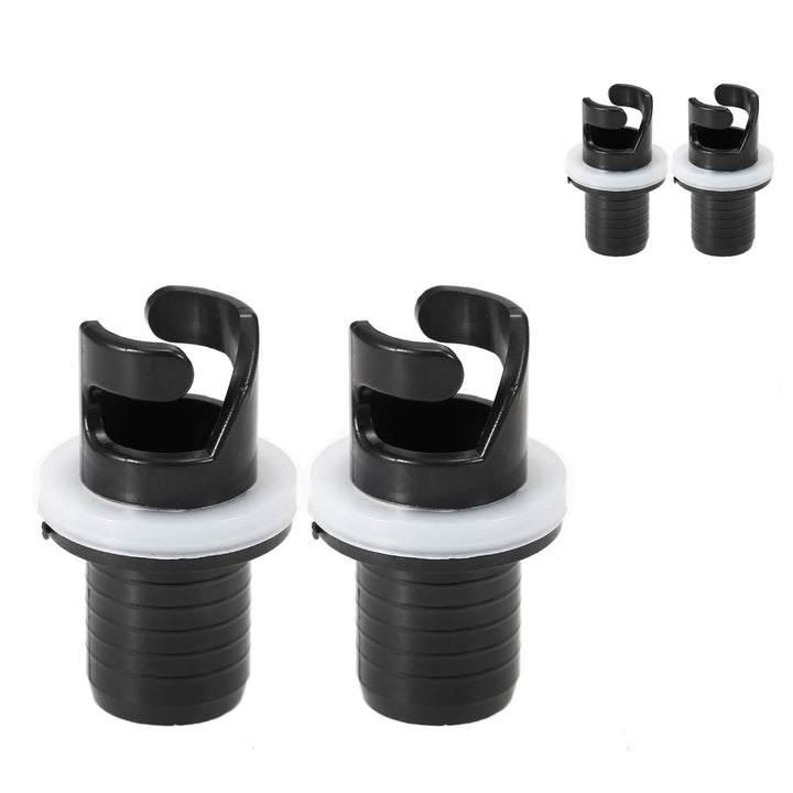 2Pcs Inflatable Boat Kayak Air Valve Adapter Inflation Air Foot Pump Hose Adapter Valve Connector Replaceable and Useful