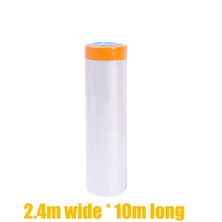 10M Self-adhesive Dustproof Film Furniture Dust Protection Masking Film Home Waterproof Plastic Film Wall Painting Protect Cover