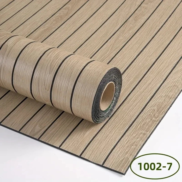 3D Wood Grain Peel And Stick Wallpaper, Self-Adhesive Flooring, Waterproof, mould proof Floor Tiles, Anti-Slip