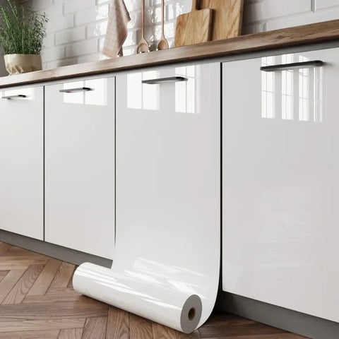 Stickers waterproof and oil-proof kitchen self-adhesive furniture desktop stove imitation marble cabinets