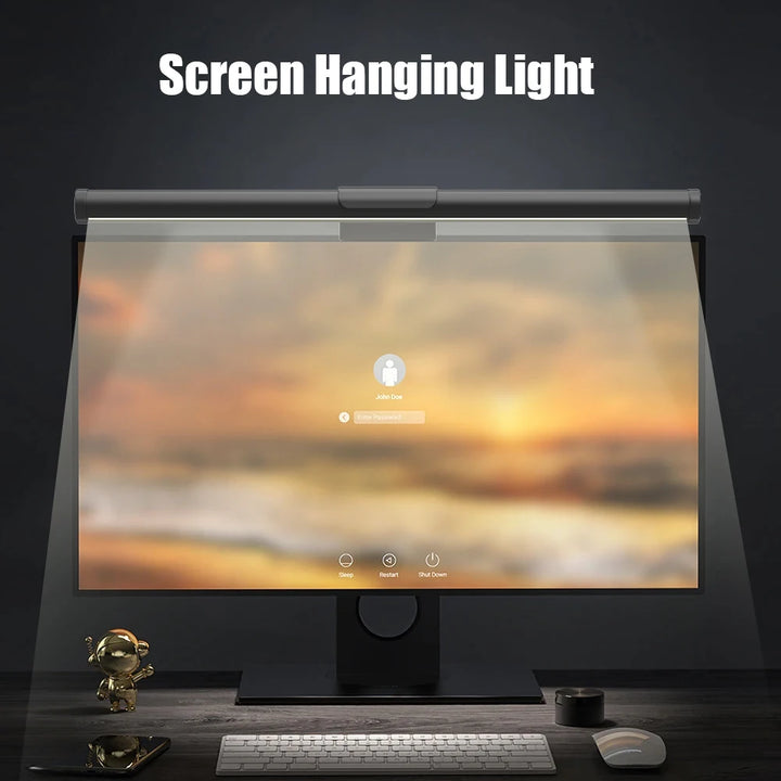 BEIMU Screen Light Desk Lamp Computer Monitor Light Bar Screen Hanging Light Table Lamp Monitor Laptop Light USB Study Read Lamp
