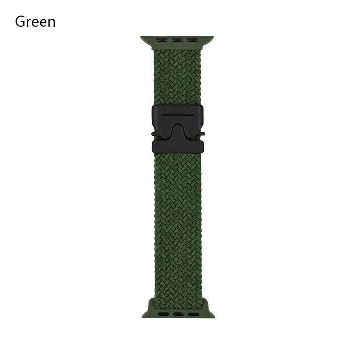 Nylon Canvas Watch Strap for Apple iWatch Series 10 42mm 46mm Ultra 1/2 49mm  S9 8 7 41mm 45mm  S4-6 40mm 44mm Parachute Buckle