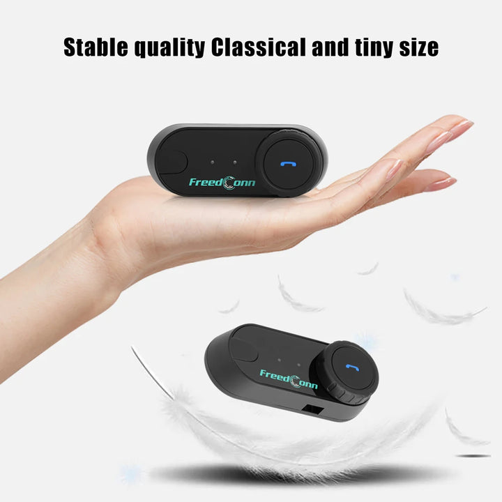 Freedconn T Com VB Motorcycle Helmet Headset Bluetooth Stereo Intercom Call Wireless Communication Interphone FM Music Sharing