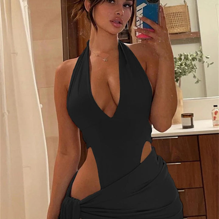 Nibber Sexy Beach Vacation Wear Basic Bikini Bodysuit Skirts 2 Two Piece Sets For Women's Clothing Suits  Swimsuit Female 2024