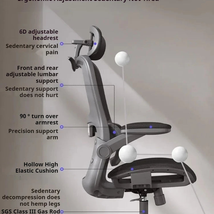 Office Gaming Chairs Work Computer Armchair Furniture Luxury Writing Gamer Swivel Silla Oficina Height Adjustable Relaxation