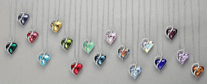 1pc Heart Shaped Pendant Necklaces, Infinity Heart Pendant Necklaces, Birthday Holiday Gift