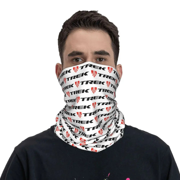 Custom Treks Bike Logo Bandana Neck Gaiter Windproof Face Scarf Cover Women Men Headwear Tube Balaclava