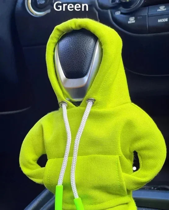 Winter Fashion Hoodie Car Gear Shift Knob Cover Manual Handle Gear Shift Decor Automatic Magical Christmas Interior Accessories