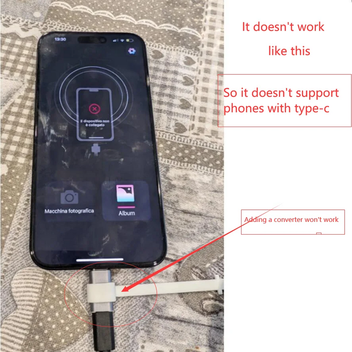 Endoscope Camera  For iPhone  Cars Endoscopic  Waterproof 8 LEDs Borescope Automobile engine Inspection iPhone