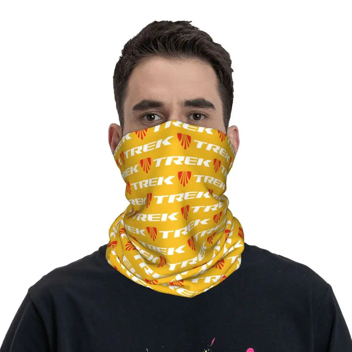 Custom Treks Bike Logo Bandana Neck Gaiter Windproof Face Scarf Cover Women Men Headwear Tube Balaclava