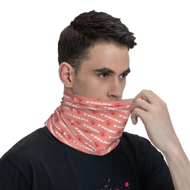 Custom Treks Bike Logo Bandana Neck Gaiter Windproof Face Scarf Cover Women Men Headwear Tube Balaclava