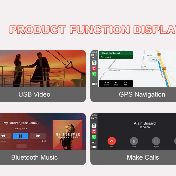 Wireless CarPlay for Porsche Macan Cayman Cayenne Panamera Android Auto Mirror Link AirPlay Accessory Function
