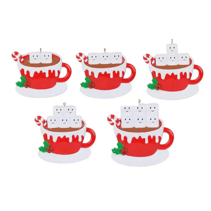 Christmas Tree Hanging Resin Cute Creative Personal Family Light Weight New Year 2023 Christmas Tree Ornament High Quality