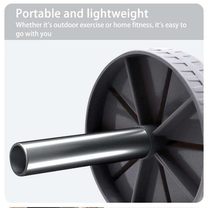 Abdominal Exercise Wheel For Workout Body Building,  1 Pc Household Silent Abdominal Workout Roller, Waist & Tummy Slimming