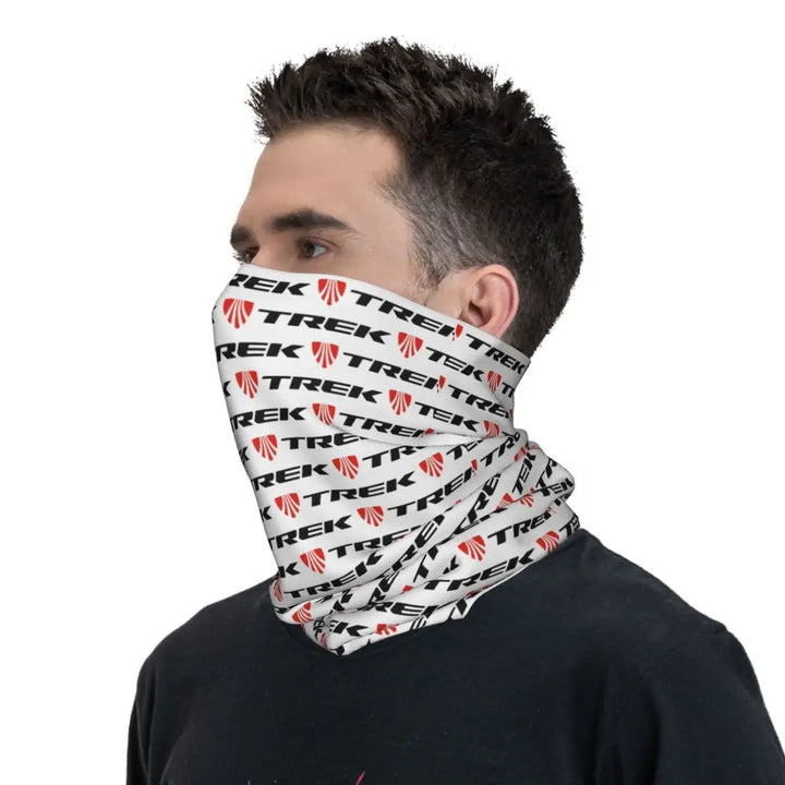 Custom Treks Bike Logo Bandana Neck Gaiter Windproof Face Scarf Cover Women Men Headwear Tube Balaclava