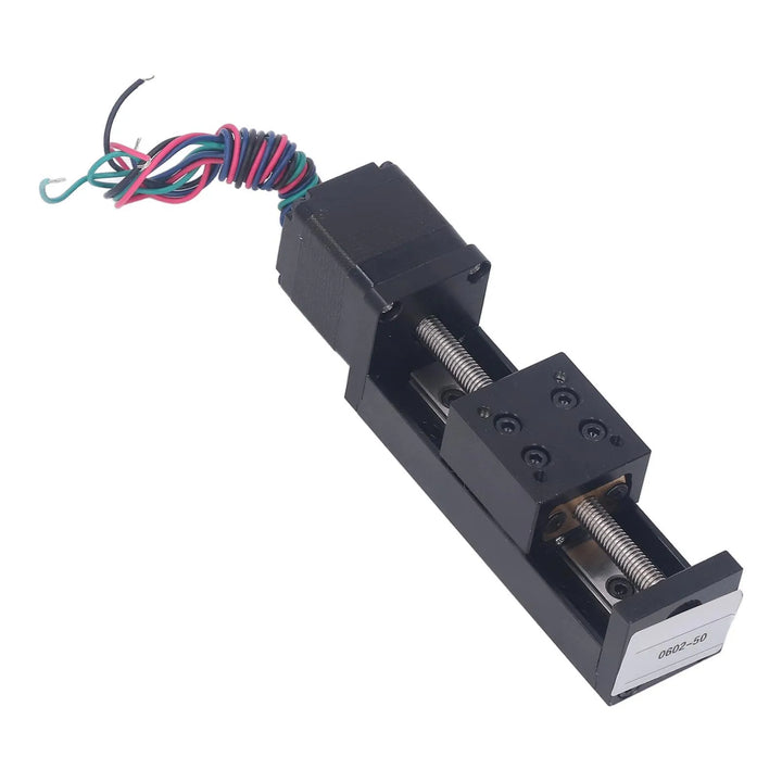 Linear  Rail Slide Actuator Low Noise Linear  Rail Motion Slide Actuator 28 Stepper Motor 50mm Stroke for CNC Router