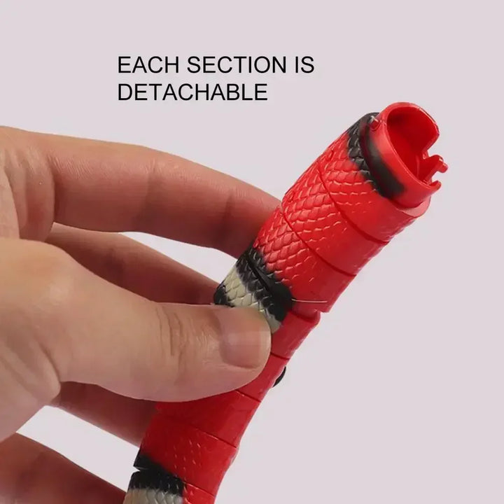 Funny Cat Snake Toy Snake Shape Sports Training Battery Operated Electric Moving Snake Prank Prop