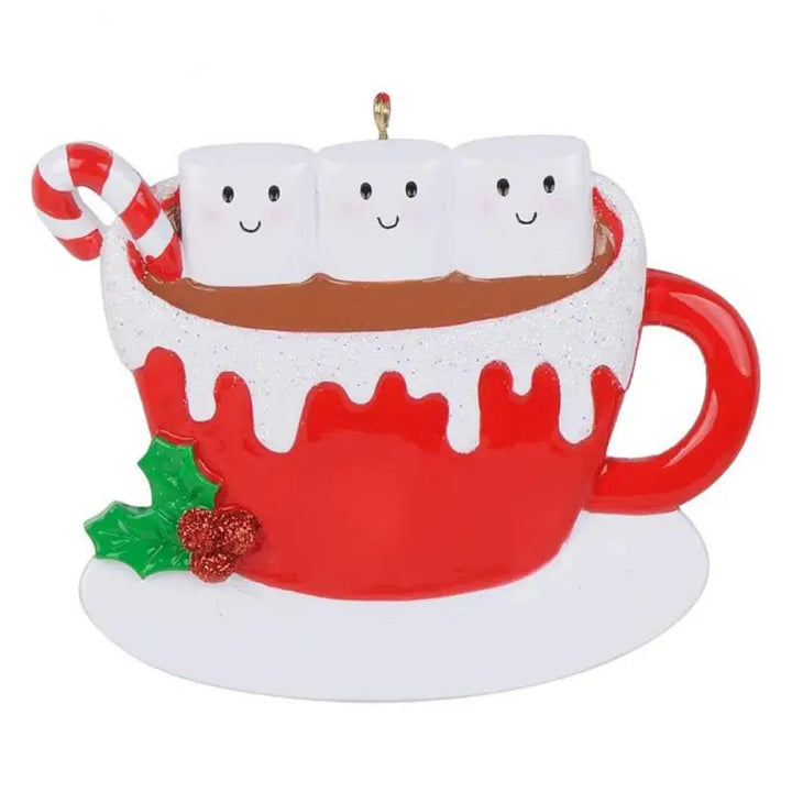 Christmas Tree Hanging Resin Cute Creative Personal Family Light Weight New Year 2023 Christmas Tree Ornament High Quality