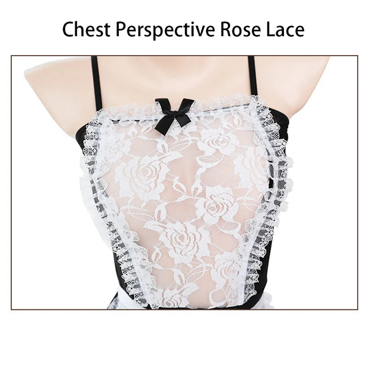 Sexy Open Lingerie Transparent Bra Women Lingerie Set Cosplay Dress Sex Underwear Uniforms Erotic Thongs Costumes For Hot Girls