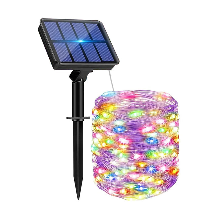 32m/22m/12m/7m IRILUCN Solar LED Light Outdoor Festoon Lamp Garden Light String Waterproof Christmas Garland Yard Decoration