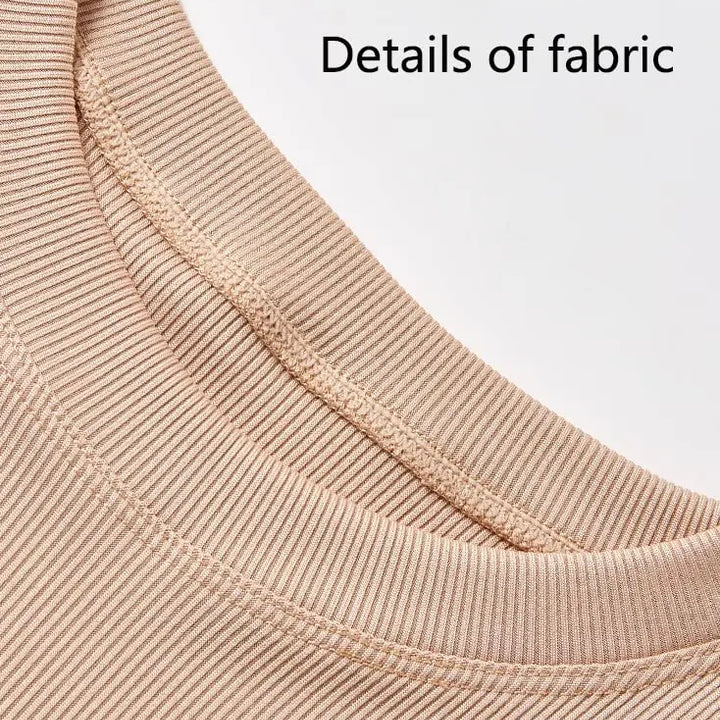 Lounge Wear Ribbed Casual 2 Piece Summer Shorts Set For Somen Short Sleeve Top+Elastic outfits