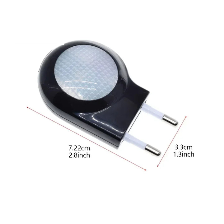 Led Light Switch Socket Snail Night Light Sensor Control Light Mini Auto Night Lamp Wall Lamp for Baby Kids Bedroom EU Plug