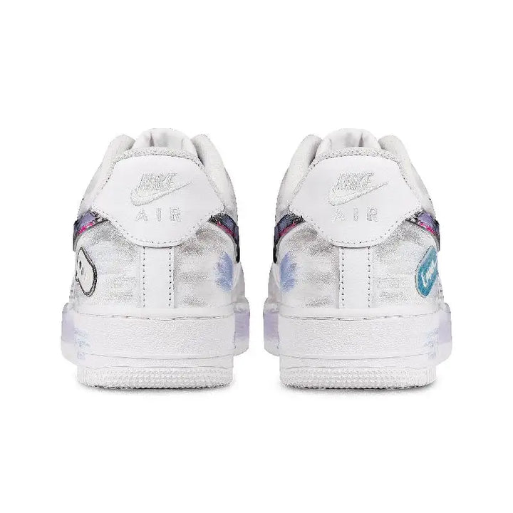 【Customize】Nike Air Force 1 Skateboarding Shoes Men Low-top Purple Sneakers shoes CW2288-111