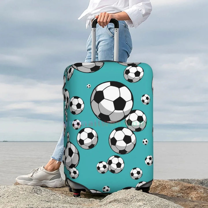 Football Luggage Cover Suitcase Protector Thicken Elasticity Dust Covered Anti-scratch Protective Case 18-32 Inch