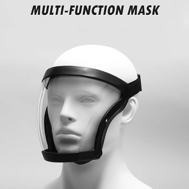 Anti-fog Anti Splash Full Face Protection Anti Droplet Mask Head Wear Glasses Space Spherical Goggles Full Face Protective Glass