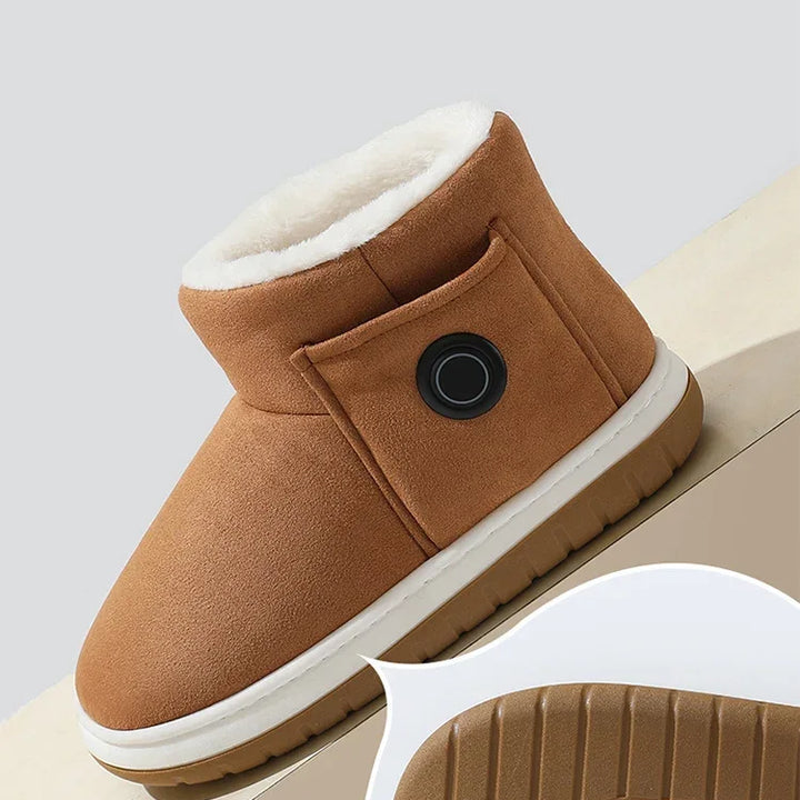 Winter New Men's and Women's Snow Boots Artificial Heating Technology Three Adjustable Outdoor Warm and Cold Charging Treasure