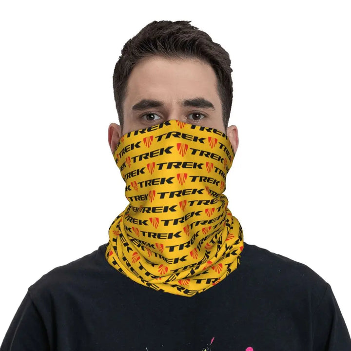 Custom Treks Bike Logo Bandana Neck Gaiter Windproof Face Scarf Cover Women Men Headwear Tube Balaclava