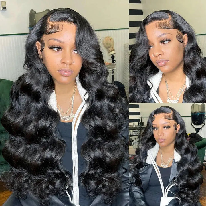 34 32 30In Body Wave Human Hair Lace Frontal Wigs 13x4 13x6 Transparent Lace Front Wig For Black Women Wigs Human Hair