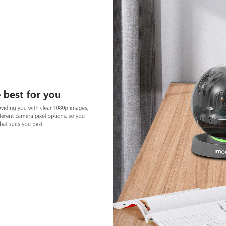 IMOU Rex 4MP Wifi IP Camera Home Security 360 Camera AI Human Detection Baby Phone Camera Night Vision Two Way Talk PTZ Camera