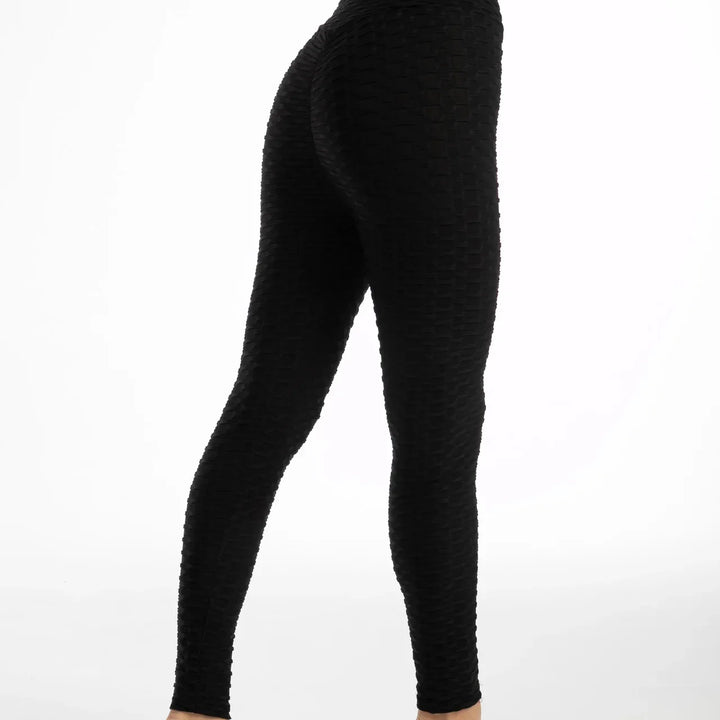 Female Seamless Elastic Bubble Pants Sexy Slim Tights Outdoor Jogging Walking High Waist Hip Liftting Fashion Yoga Leggings