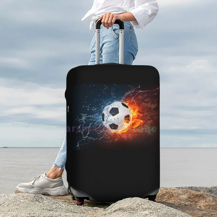 Football Luggage Cover Suitcase Protector Thicken Elasticity Dust Covered Anti-scratch Protective Case 18-32 Inch