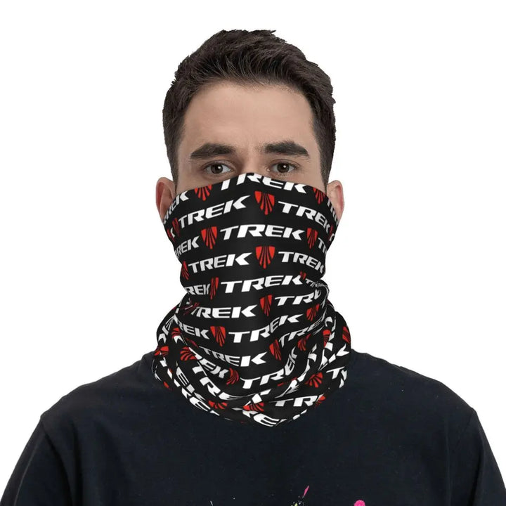 Custom Treks Bike Logo Bandana Neck Gaiter Windproof Face Scarf Cover Women Men Headwear Tube Balaclava