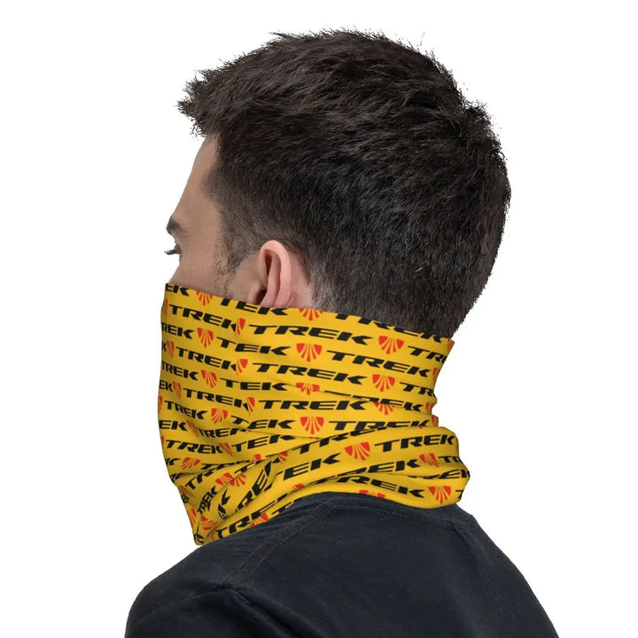 Custom Treks Bike Logo Bandana Neck Gaiter Windproof Face Scarf Cover Women Men Headwear Tube Balaclava