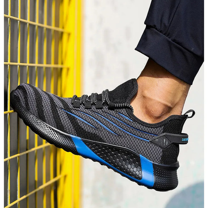 Men Work Safety Shoes Anti-puncture Working Sneakers Male Indestructible Work Shoes Men Boots Lightweight Men Shoes Safety Boots