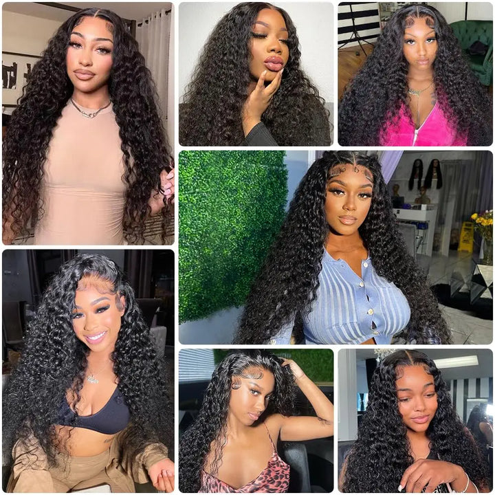 6x4 5x5 Wear and Go Glueless Wigs Human Hair HD Curly Wigs for Women Real No Glue Lace Wig Pre Cut Glueless Wig For Beginners