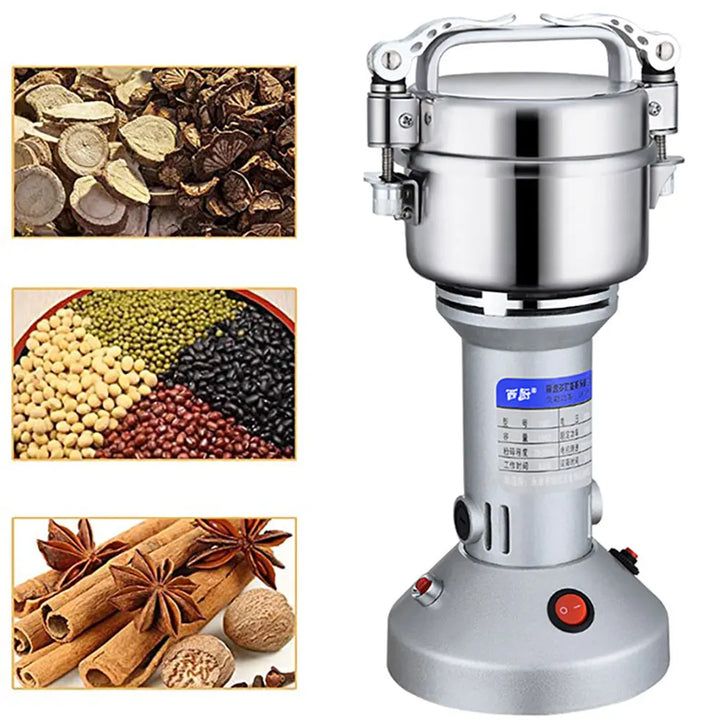 150G Portable Coffee Grinder Electric Grains Mill Grinding  Spices Home Useful Stainless Steel Dry Food Powder